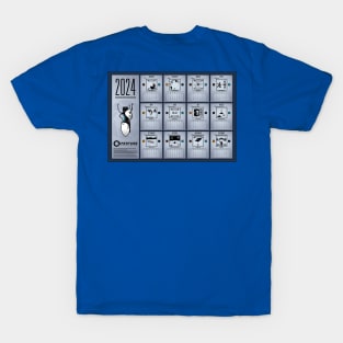 Portal Gun 2024 Calendar T-Shirt